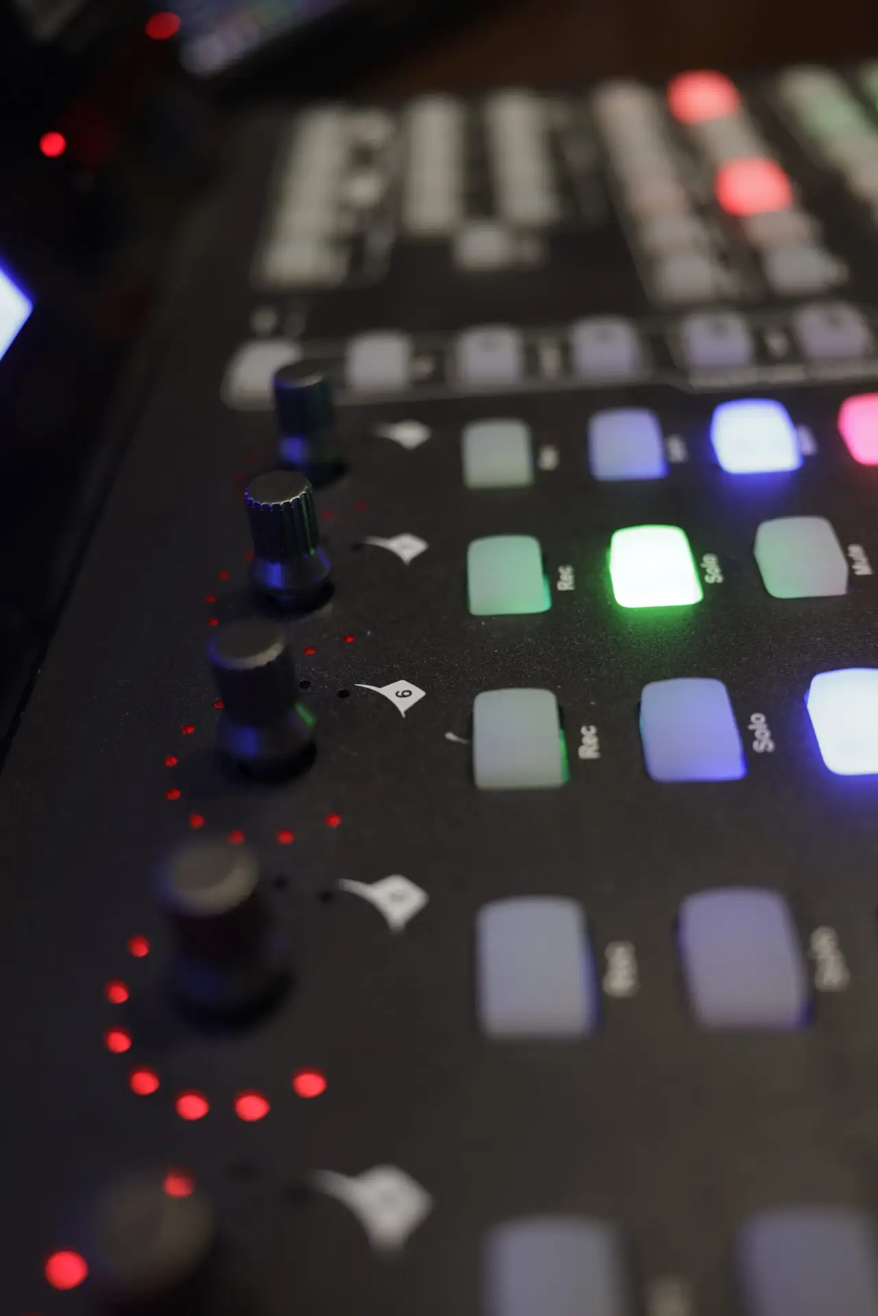 a close up of a device